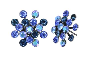 Dark Blue - Magic Fireball Ohrstecker von Konplott
